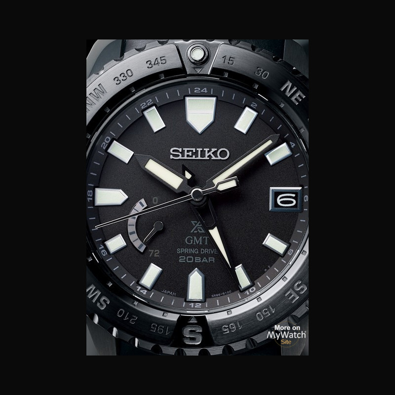 Watch Prospex LX Spring Drive GMT | Seiko SNR027 Titanium - Bracelet  Titanium