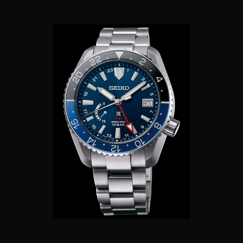 Watch Prospex LX Spring Drive GMT | Seiko SNR033 Titanium - Strap Calf