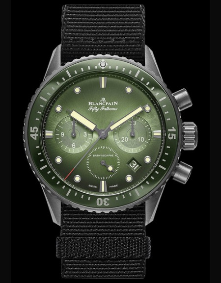 Fifty Fathoms Chrono Bathyscaphe Green