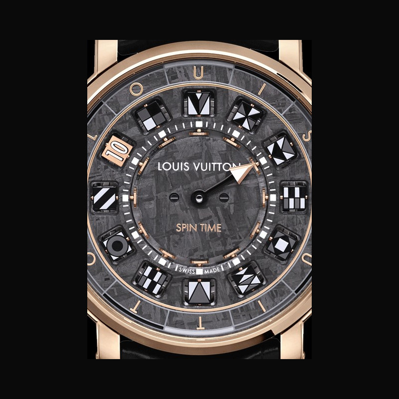 Watch Louis Vuitton Escale Spin Time  Escale Q5EG00 Titanium - Pink Gold -  Strap Alligator