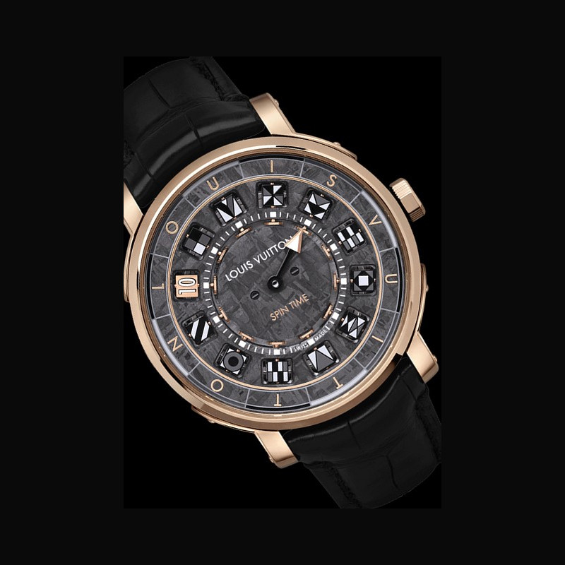 Louis Vuitton 'Escale Spin Time' Features Meteorite Dial