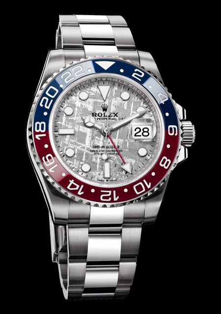 Watch Rolex GMT-Master | Oyster 126719BLRO White Gold - Red and Blue Cerachrom Bezel - Meteorite