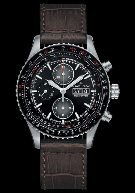 hamilton khaki aviation black