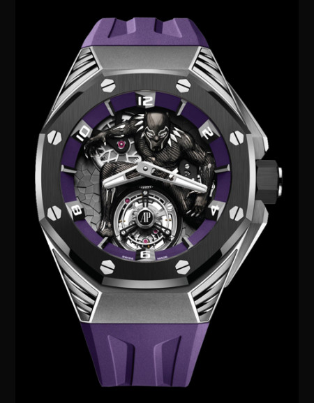 Audemars Piguet Black Panther Flying Tourbillon Watch 26620IO.OO.D077CA.01  - Big Watch Buyers