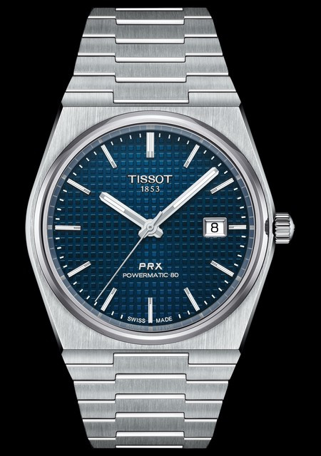 Watch PRX Powermatic 80 | Tissot . Steel - Blue Dial -  Bracelet Steel