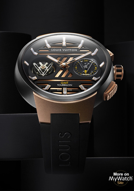 Watch Louis Vuitton Tambour Curve GMT Flying Tourbillon