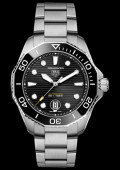 Aquaracer Professional 300 Steel Black Ceramic Black Dial