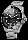 Aquaracer Professional 300 Steel Black Ceramic Black Dial