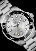 Aquaracer Professional 300 Steel Black Ceramic Silver Dial