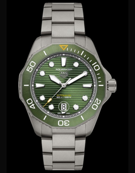 Aquaracer Professional 300 Steel Green Ceramic Green Dial