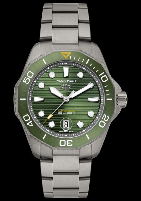 Aquaracer Professional 300 Steel Green Ceramic Green Dial