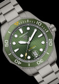 Aquaracer Professional 300 Steel Green Ceramic Green Dial