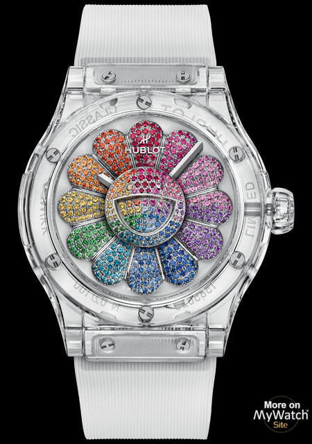 The Hublot Classic Fusion Takashi Murakami Black Ceramic Rainbow