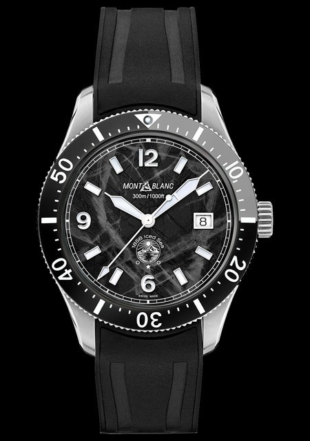 Watch Montblanc 1858 Iced Sea Automatic Date Montblanc 129372