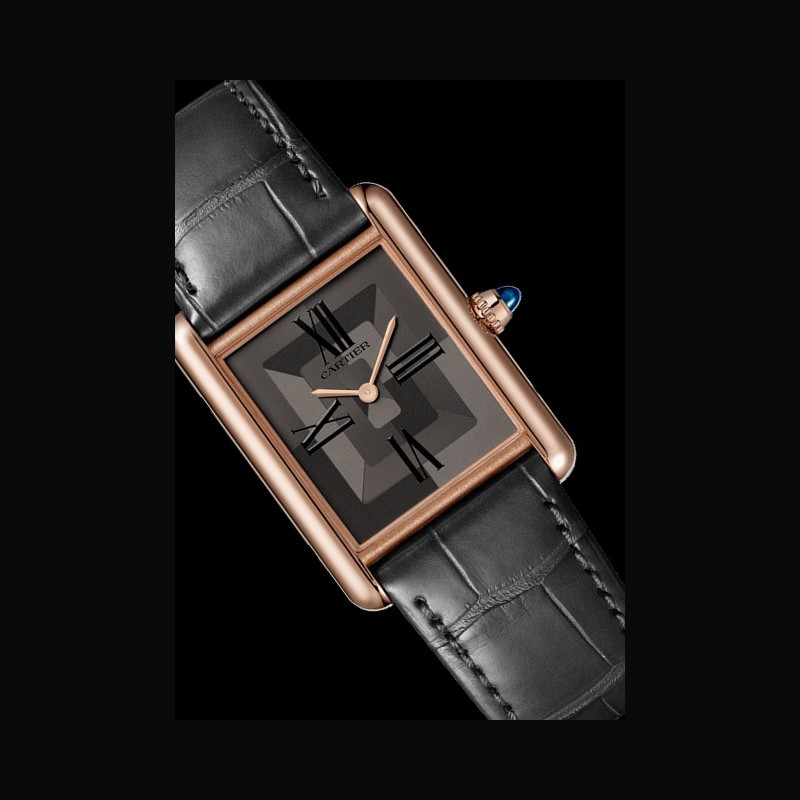 Cartier WGTA0092 Tank Louis Gray Dial 18K Rose Gold UNWORN (48734)