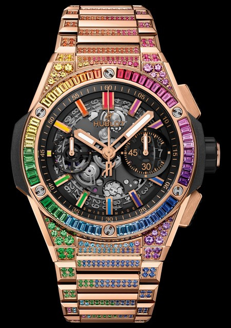 HUBLOT Big Bang Rose Gold Stone Case Men's Watch – WatchMall