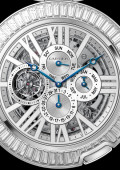 Rotonde De Cartier Grande Complication Skeleton Pocket Watch