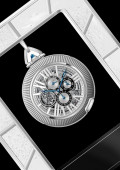 Rotonde De Cartier Grande Complication Skeleton Pocket Watch