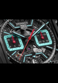 TAG Heuer Monaco Chronographe Skeleton– « Turquoise »