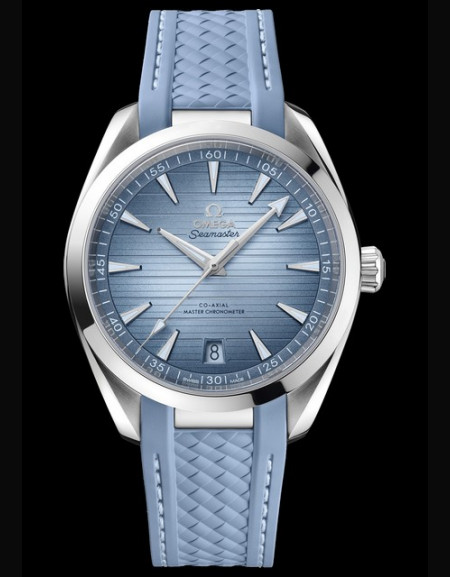 Watch Omega Seamaster Aqua Terra 150M  Seamaster 220.12.41.21.03.008 Steel  - Blue Dial - Strap Rubber