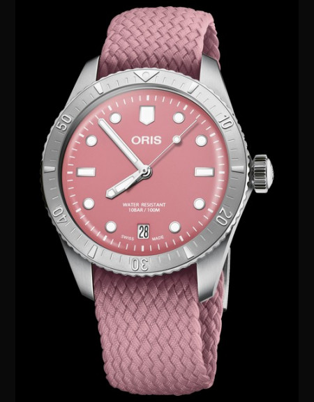 Oris Divers Sixty-Five Cotton Candy