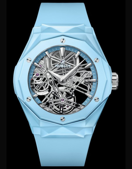 Classic Fusion Tourbillon Orlinski Ceramic Sky Blue