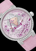 Louis Vuitton Tambour Slim Vivienne Jumping Hours Sakura