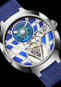 Voyager Flying Tourbillon “Poinçon de Genève” Plique-à-jour