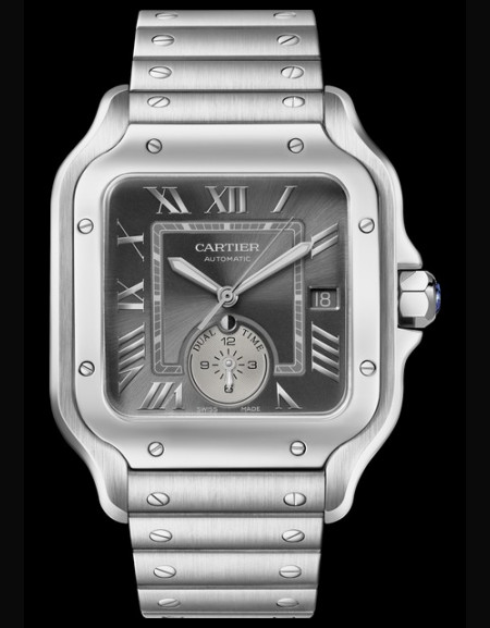 Santos De Cartier Dual Time Watch