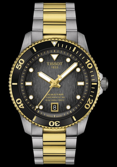 【極美品】TISSOT アーバンシースター1000 POWERMATIC 80 TISSOT（ティソ）シースター シリーズ - シースター1000 パワー