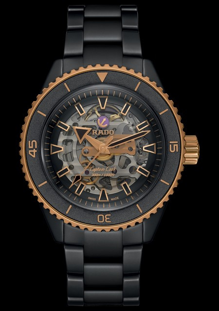 Watch Captain Cook High-Tech Ceramic Skeleton Rado R32192152