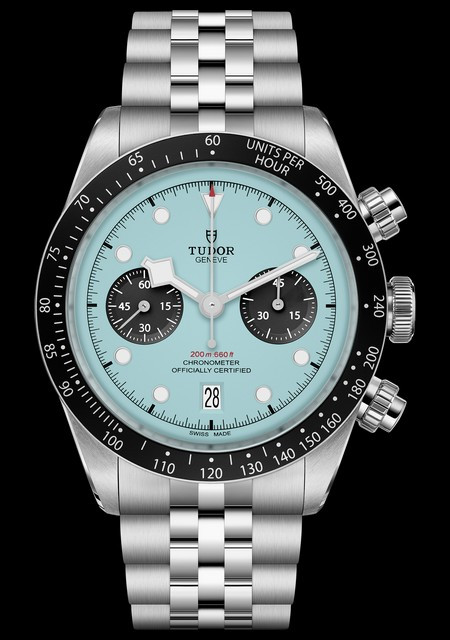 Black Bay Chrono « Flamingo Blue » MYWATCHSITE