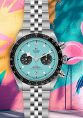 Black Bay Chrono « Flamingo Blue »