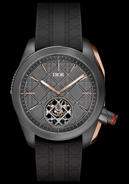 Watch Dior Chiffre Rouge 41mm Tourbillon Grey Ultramatte | Chiffre