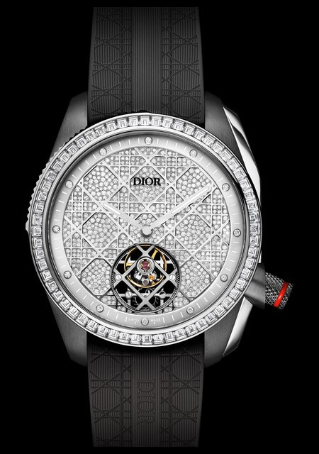 Watch Dior Chiffre Rouge 41mm Tourbillon Grey Ultramatte Diamond