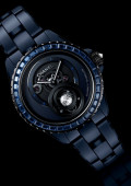 Watch J12 Bleu Diamond Tourbillon