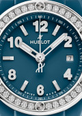 Big Bang One Click Petrol Blue Ceramic Diamonds