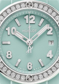 Big Bang One Click Mint Green Ceramic Diamonds