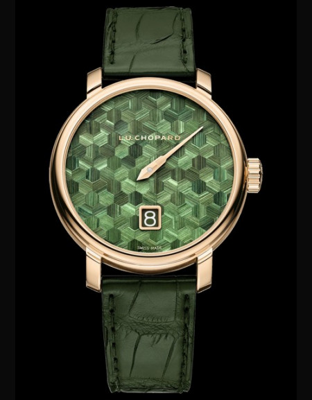 L.U.C Quattro Spirit 25 Straw Marquetry Edition