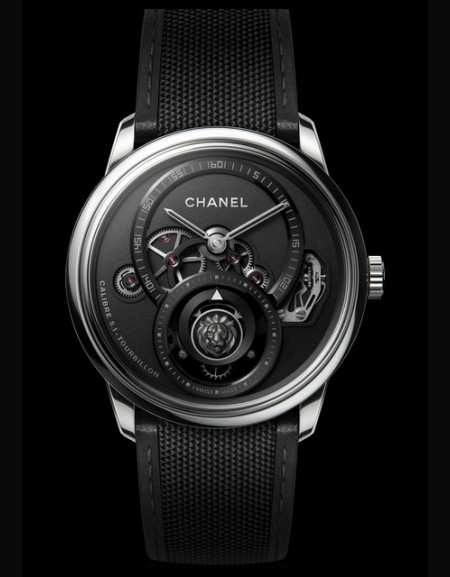Monsieur Platinum Lion Tourbillon