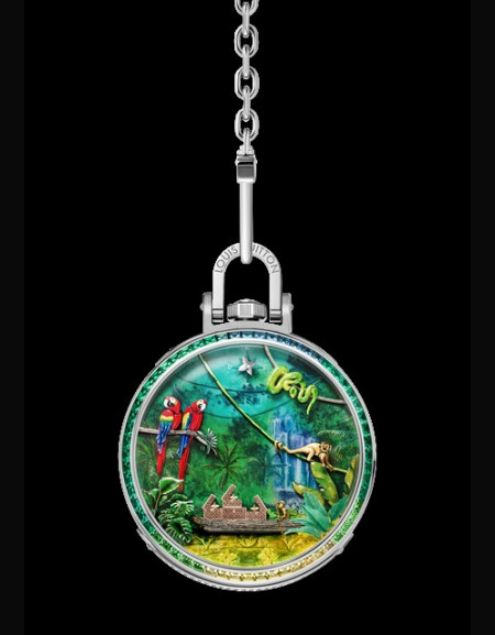 Louis Vuitton Escales autour du Monde ‘Escale en Amazonie’ Pocket Watch