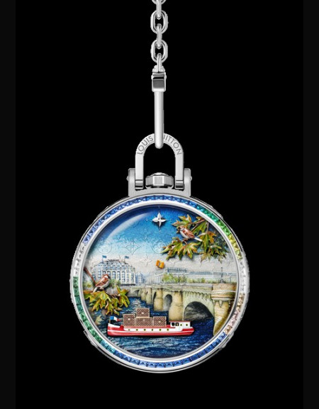 Escale au Pont-Neuf Pocket Watch