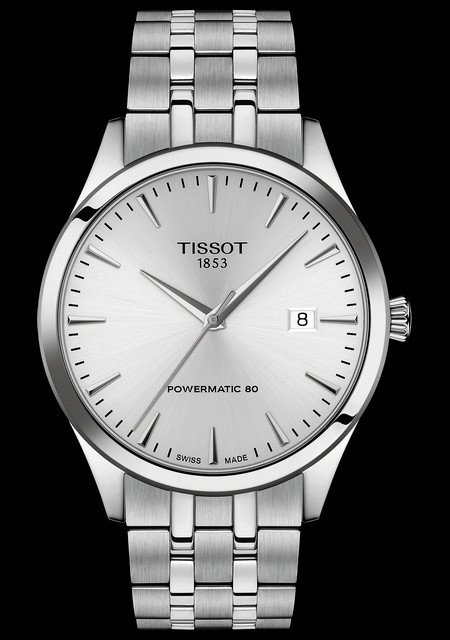 Watch Tissot Classic Dream Powermatic 80 | T-Classic T158.407.11.031.00 Stainless  Steel - Silver Dial - Bracelet Stainless S...