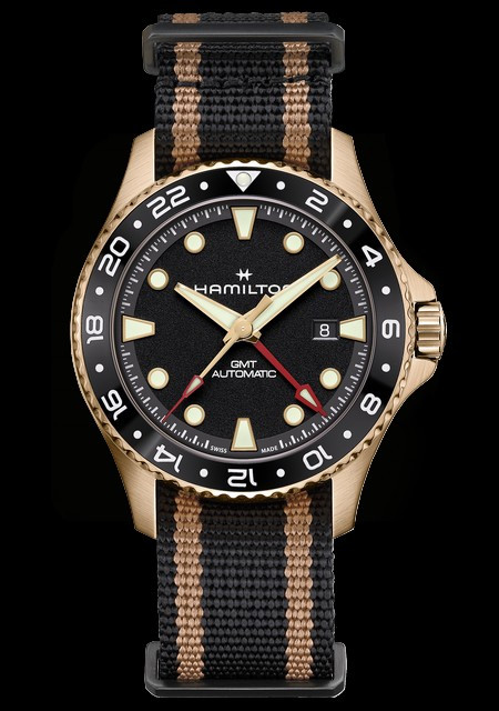Khaki Navy Scuba Auto GMT