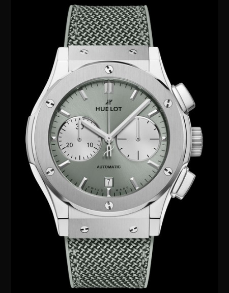 Classic Fusion Chronograph Titanium Sage Green