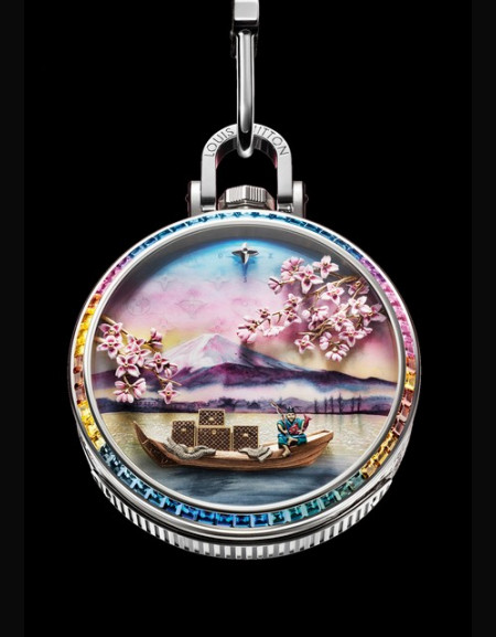 Escale au Mont Fuji Pocket Watch