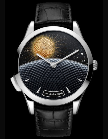 Midnight Jour Nuit Phase de Lune Watch