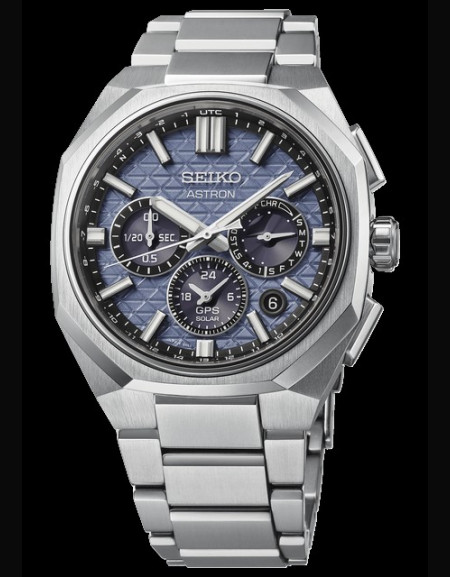 Astron GPS Solar Dual-Time Chronograph
