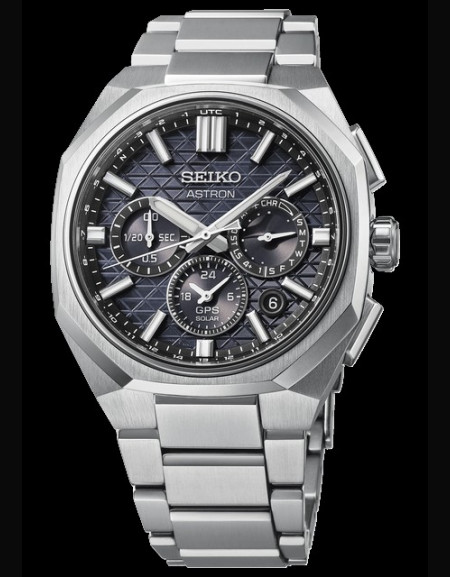 Astron GPS Solar Dual-Time Chronograph
