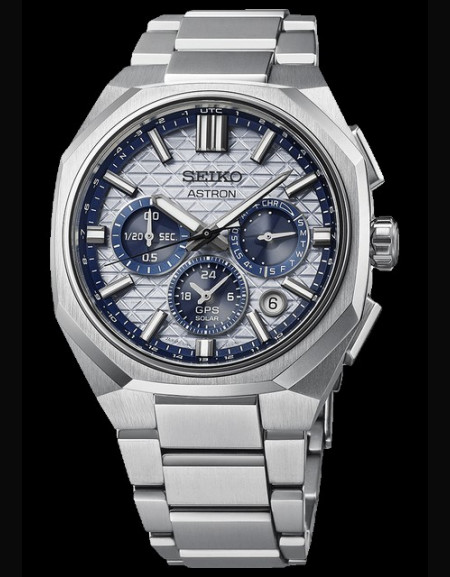 Astron GPS Solar Dual-Time Chronograph